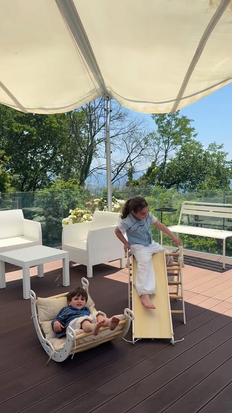 Instagram post by @333mrj for GOODEVAS. Caption reads: start weekend🩷💚💙💛 @goodevas #goodevas #italy....