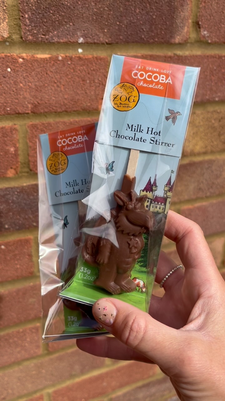 Instagram post by @amummyandherbeautifulgirls for Cocoba Chocolate. Caption reads: [...] with marshmallows too 👍 We LOVE....