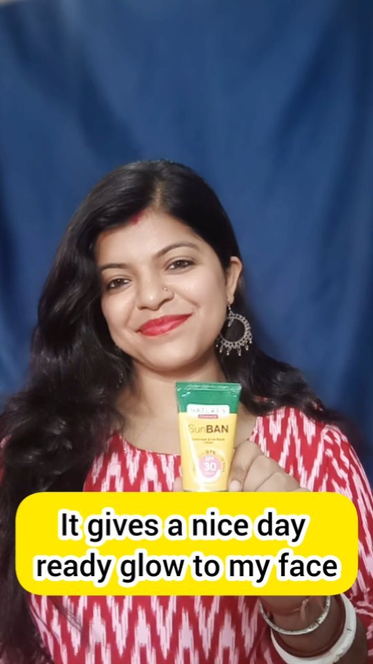 Instagram post by @aarohi.chatterji_ for Nature’s Essence. Caption reads: #ad
Hey guys I'm introducing this sunscreen by....
