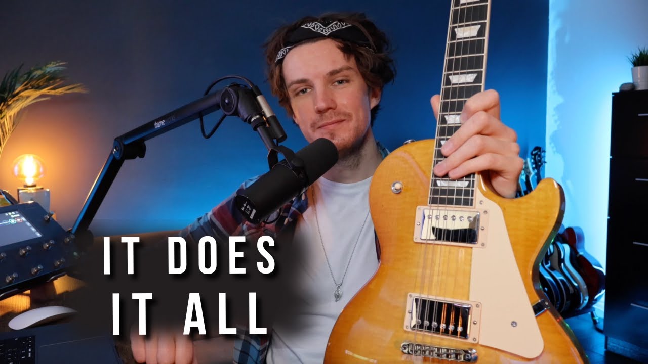 YouTube post by @johnconnearnmusic for Gibson. Caption reads: Gibson Les Paul Studio Session.