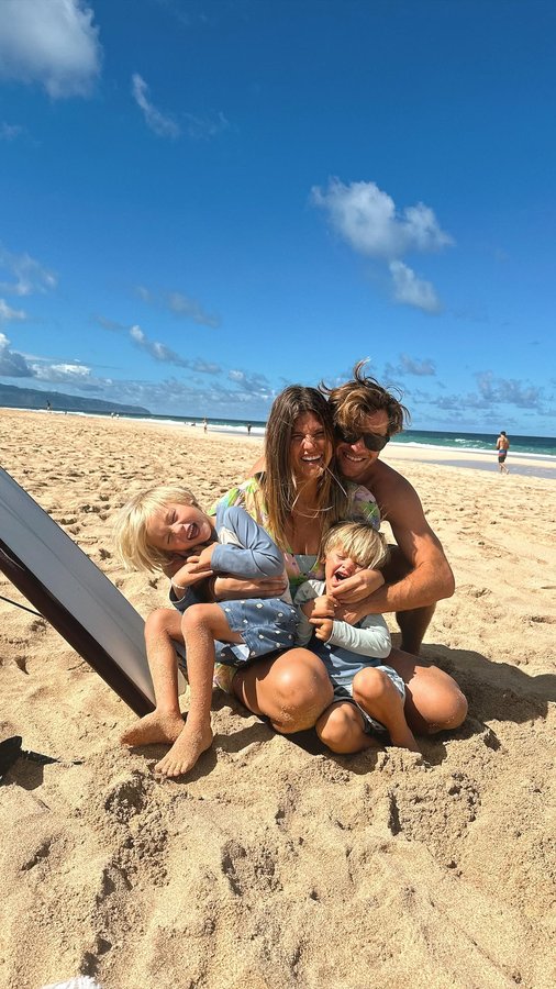 Instagram post by @maddiecastellano for Gerber Childrenswear. Caption reads: There is magic in every single day, we just need....