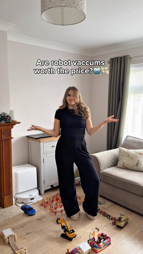 Instagram post by @homewithshan for Roborock. Caption reads: [...] do it yourself??👏🏼 My model is the....