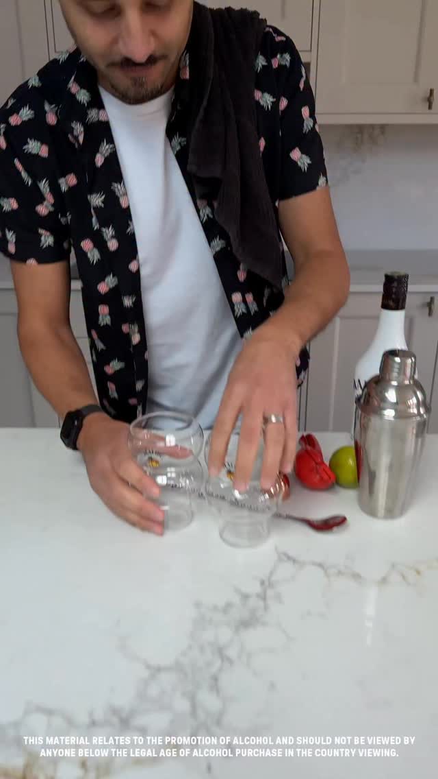 Instagram post by @eraybeyi for Malibu Drinks. Caption reads: Nothing beats a cheeky Pina Colada especially when....