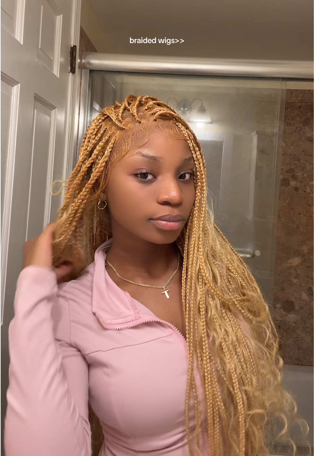 TikTok post by @iiamteresak for Supernova Hair. Caption reads: [...] my next one, I miss my braids😩!....