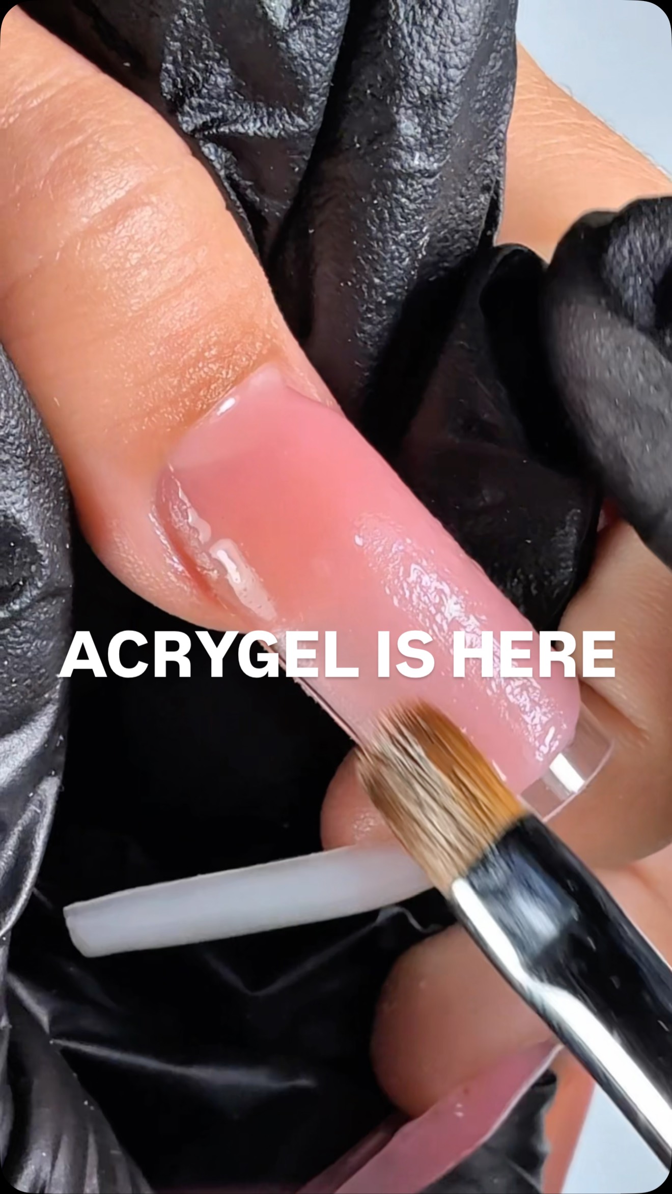 Instagram post by @miralina_nails for VBeautyPure. Caption reads: [...] drop of 2025 is HERE! SHOP NOW 🥳🥳🥳....