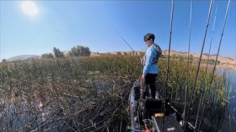 YouTube post by @GregBlanchardFishing for Deepersonar. Caption reads: Fishing with a New piece of technology.