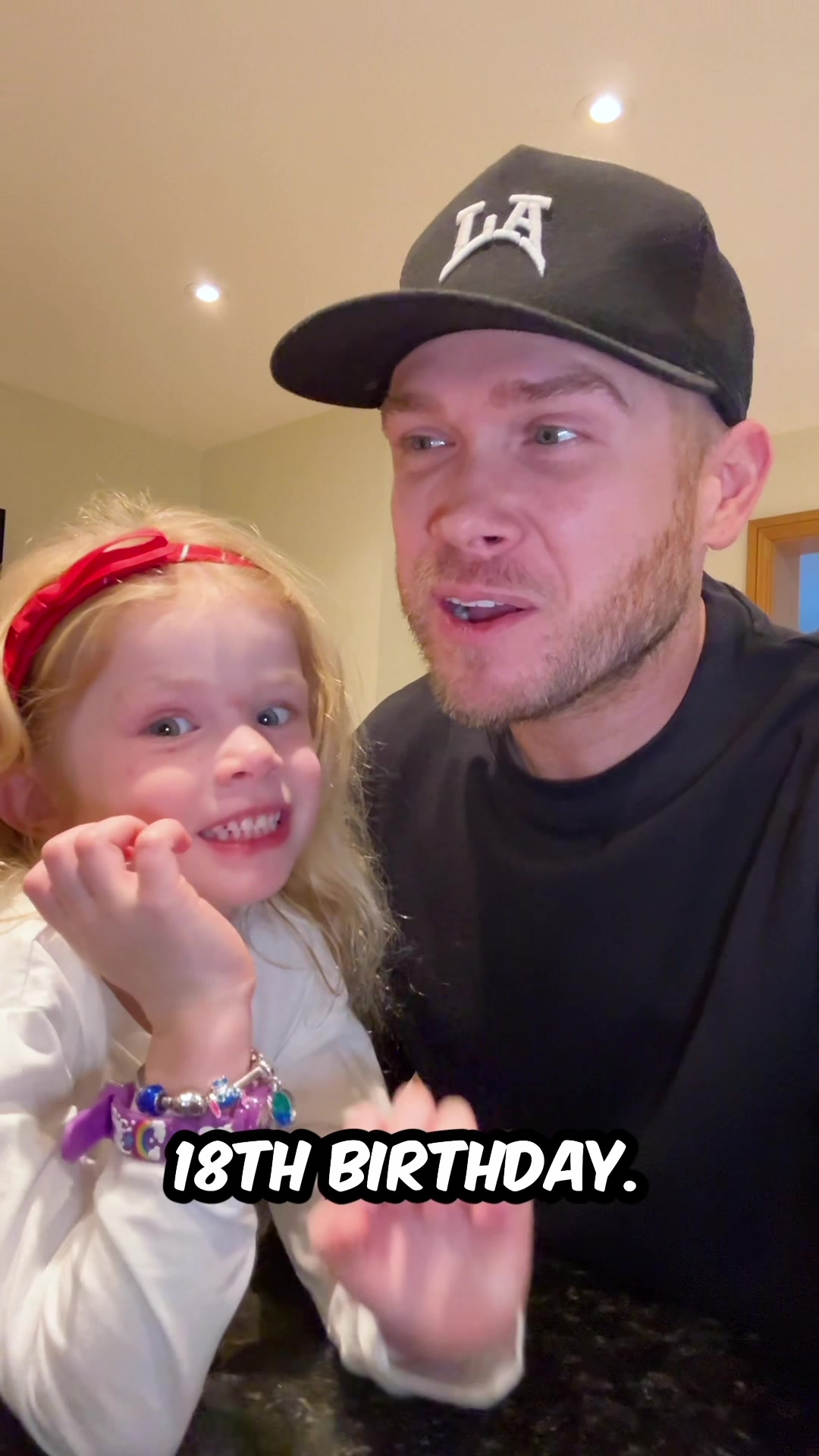 TikTok post by @dadvgirls for Play-Doh. Caption reads: AD We couldn’t let Grace’s birthday pass without....