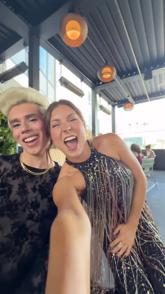 Instagram post by @reagan.baylee for iHeartRadio. Caption reads: I AM HERE!!! 🥹#FOXPartner @iheartradio thank you....