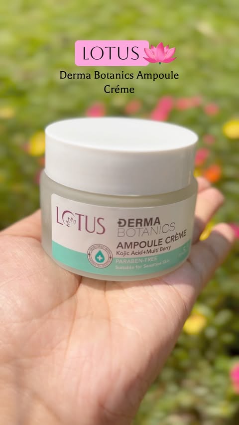 Instagram post by @arpita_chetia_phukon for Lotus Herbals. Caption reads: Want a pigmentation free, radiant glowing skin?....