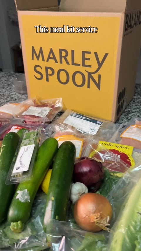 Instagram post by @alytheslp for Marley Spoon. Caption reads: [...] I made this year has been using @marleyspoon....
