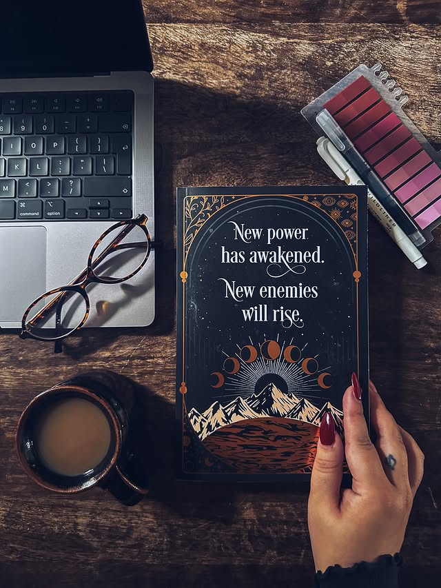 Instagram post by @herdarklibrary for HQ Stories. Caption reads: [...] Release date: 1st October *Ad/Gifted....