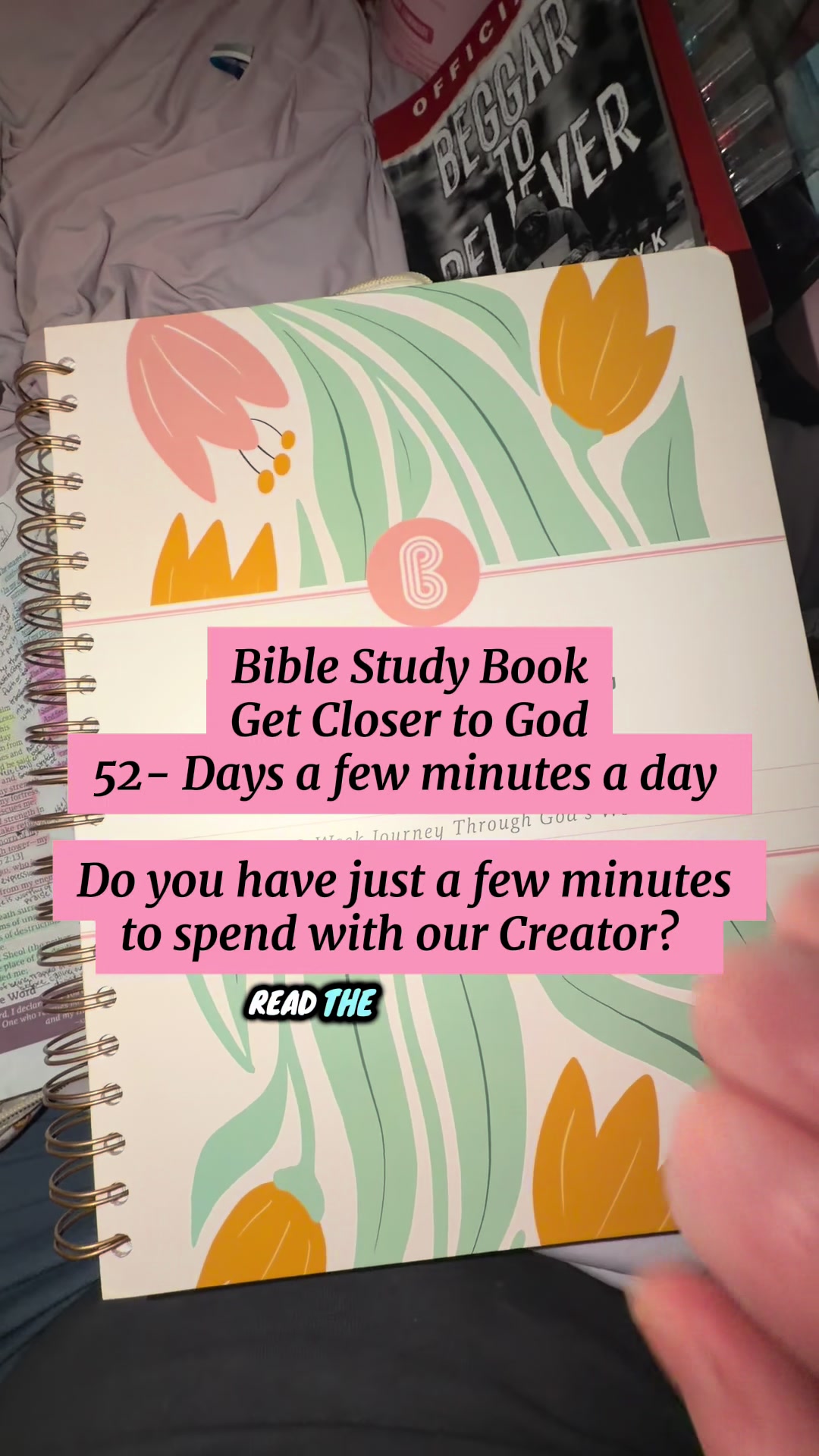 TikTok post by @ty_cox22 for Spiral Bible. Caption reads: The @SpiralBible is the best way to read the....