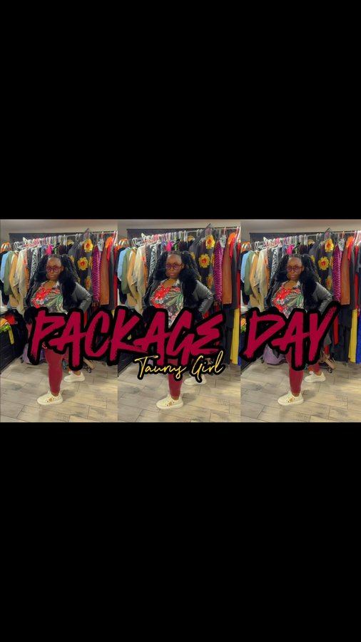 Instagram post by @loving_rj04 for Citi Trends. Caption reads: It’s Package Dayyyyyy let’s see what we got....