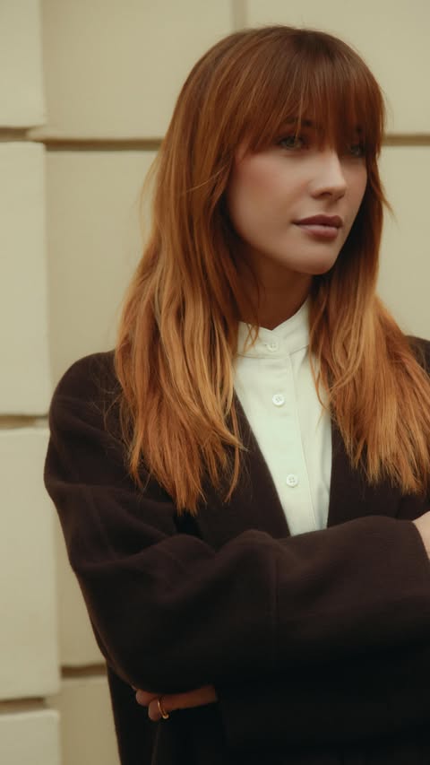 Instagram post by @lacoscione for Herno. Caption reads: chasing the light @herno #Herno #HernoClub #adv.