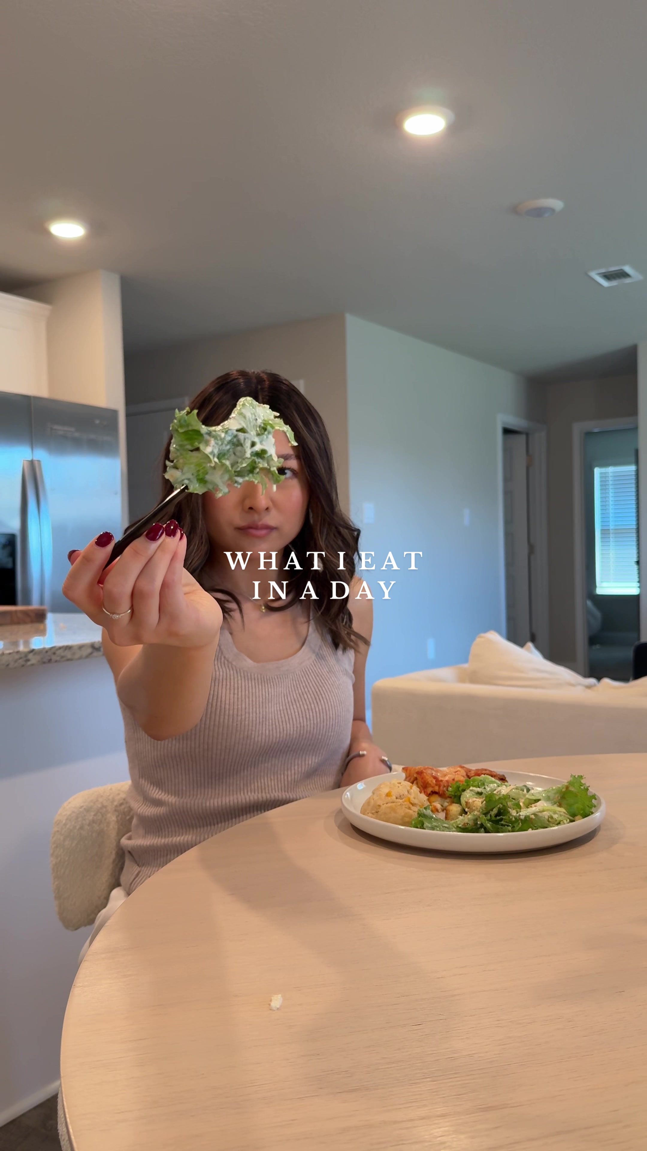 TikTok post by @stephinguyen for Little Leaf Farms. Caption reads: @Little Leaf Farms salad kits are so delicious and....