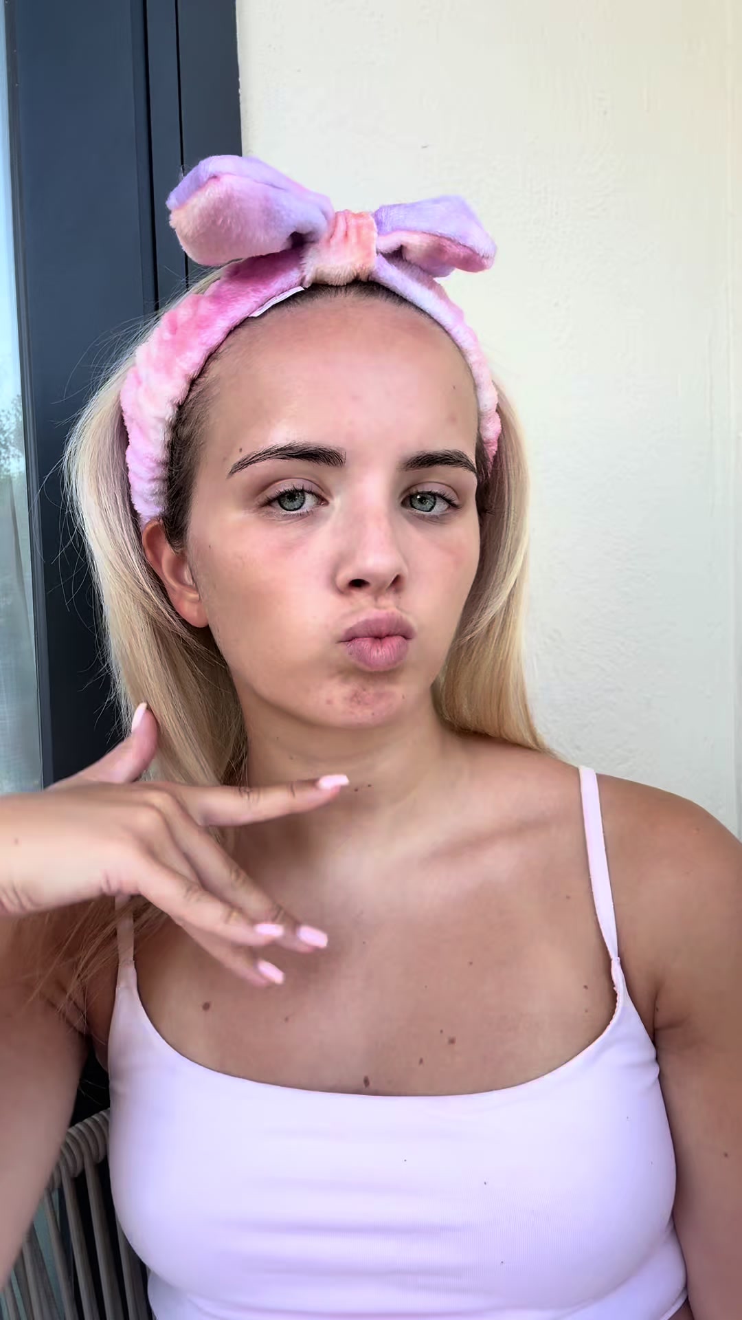 TikTok post by @aimee.millar23 for By Caitlyn. Caption reads: [...] makeup routine 💋 @BPerfect Cosmetics @By....