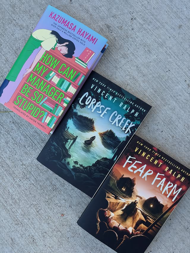 Instagram post by @lchangthewriter for Wednesday Books. Caption reads: [...] HAVEN series), by Vincent Ralph....