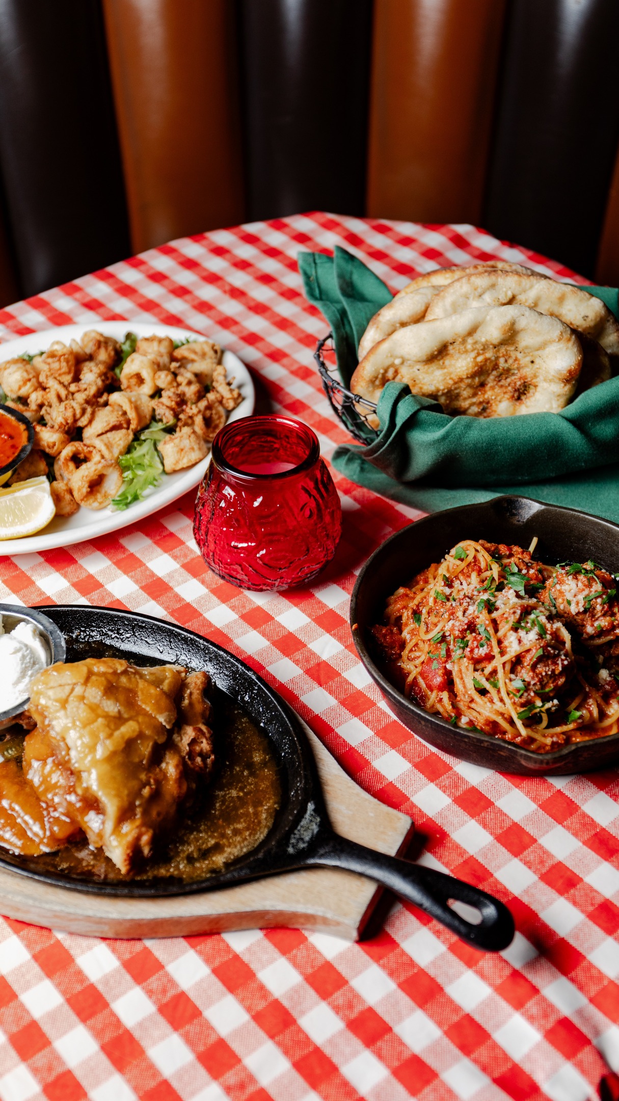 Instagram post by @realjunesquibb for The Infatuation. Caption reads: Turns out, @realjunesquibb knows a lot about squid....