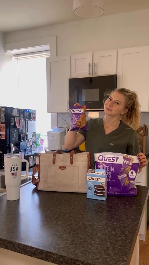 Instagram post by @cassumfest for Quest Nutrition. Caption reads: [...] and actually exciting thanks to....