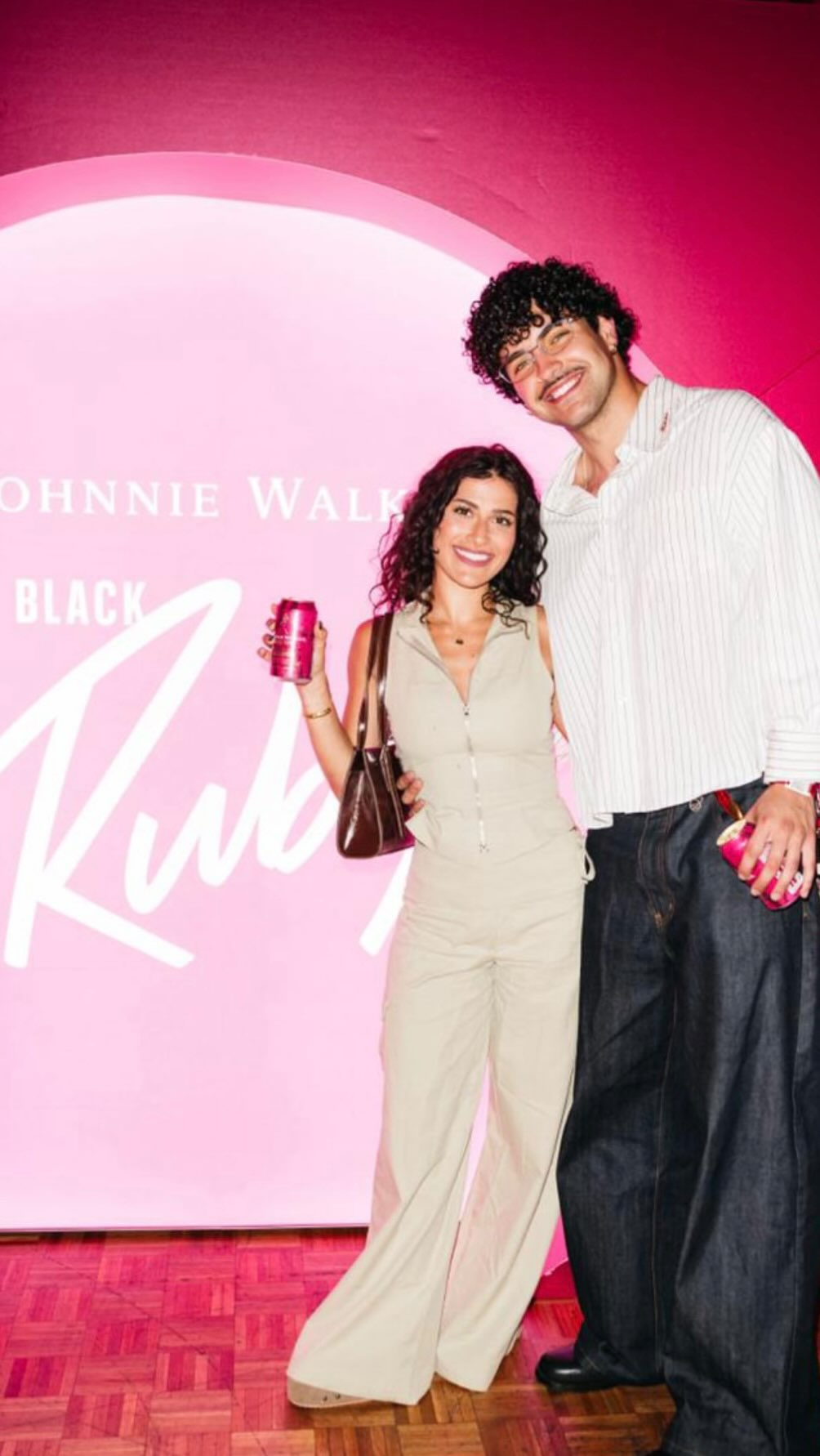 Instagram post by @claudiabonifazio for Johnnie Walker. Caption reads: From day to night with @johnniewalker....