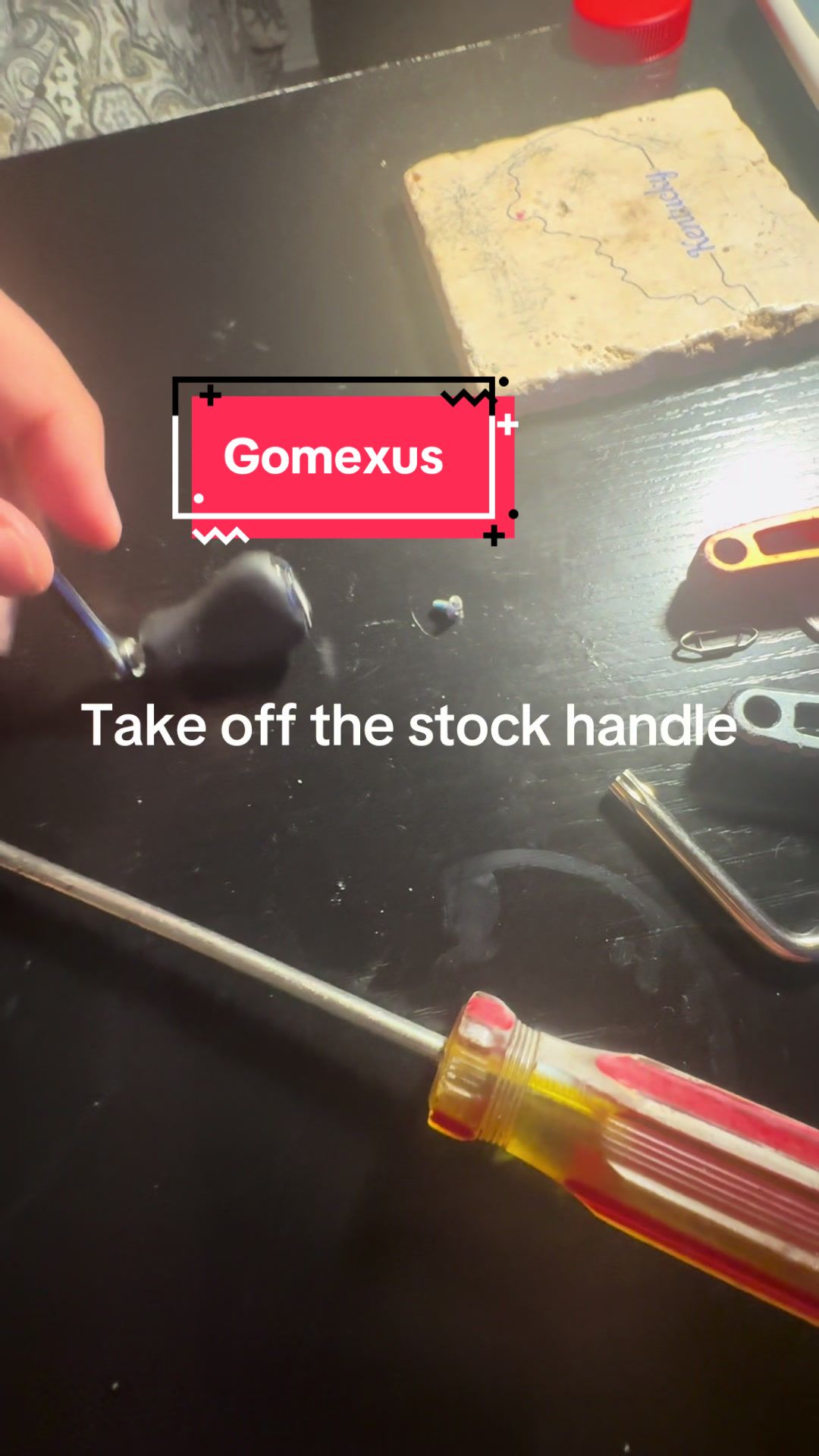 TikTok post by @loganfishez for Gomexus. Caption reads: [...] in the orange cart #fish #fyp #snook....