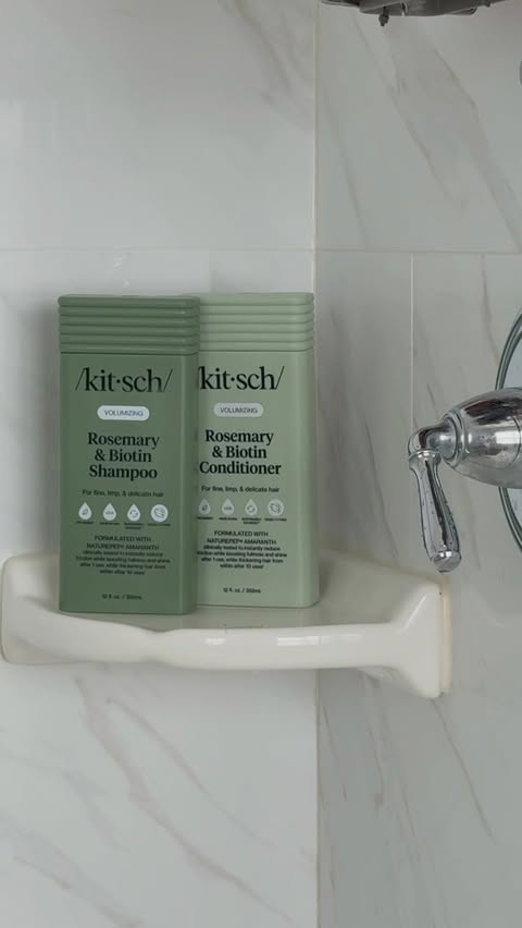 Instagram post by @angelacbeauty for Kitsch. Caption reads: [...] hair without the salon price 🤝🤭 @mykitsch....