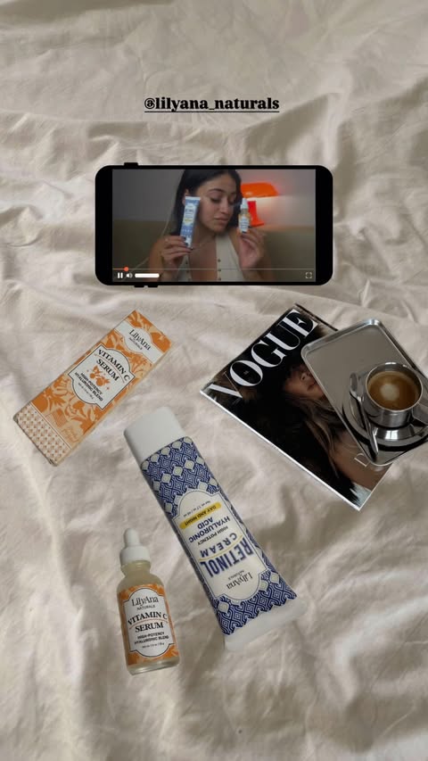 Instagram post by @marisa_ugccreator for Lilyana Naturals. Caption reads: POV: You finally found a skincare duo that....