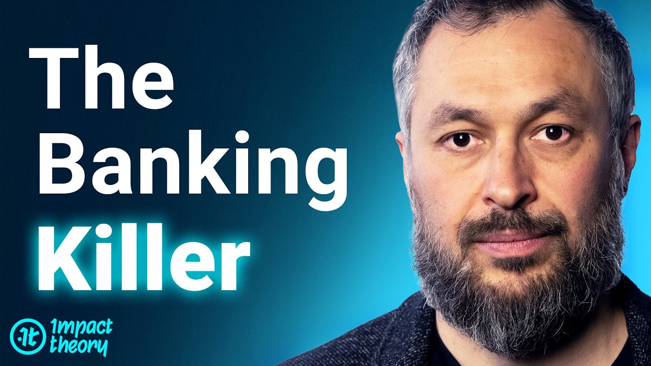 YouTube post by @TomBilyeu for Huel. Caption reads: Crypto Is About To RESET Your Bank Account (The....