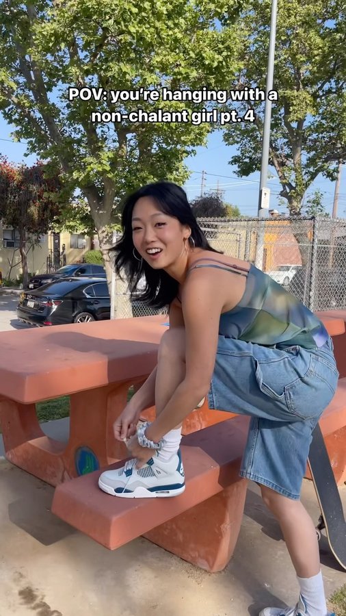 Instagram post by @notcheetos for GOAT. Caption reads: [...] the new AJ4’s? Idk I just saw them on @goat....