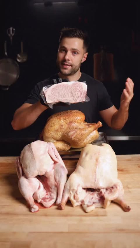 Instagram post by @maxthemeatguy for Dalstrong. Caption reads: [...] we explore the rarest birds in the....