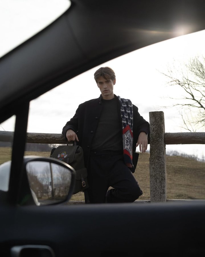 Instagram post by @tetervinas for Bally. Caption reads: Seasonal landscapes @bally ad.