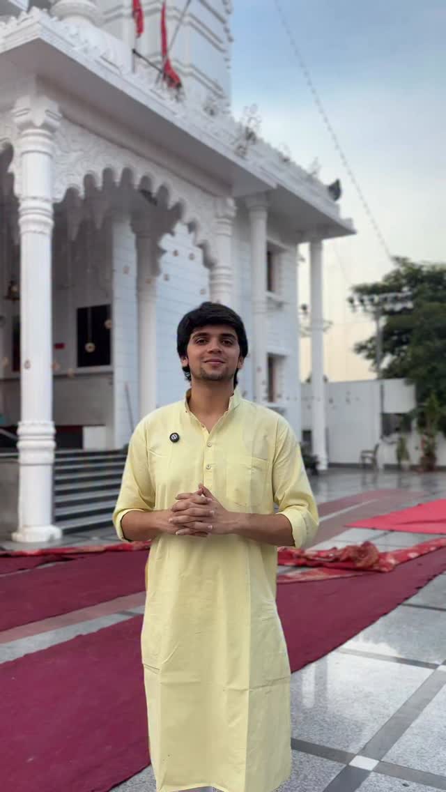 Instagram post by @6garvkharb for Sri Mandir. Caption reads: 🗓️This Powerful Three Day Period from 18th-20th....