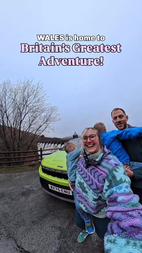 Instagram post by @kirstys.wales.adventures for Jeep. Caption reads: [...] all of them stitched together 🚙🏔️ ⁣ ⁣ Jeep....