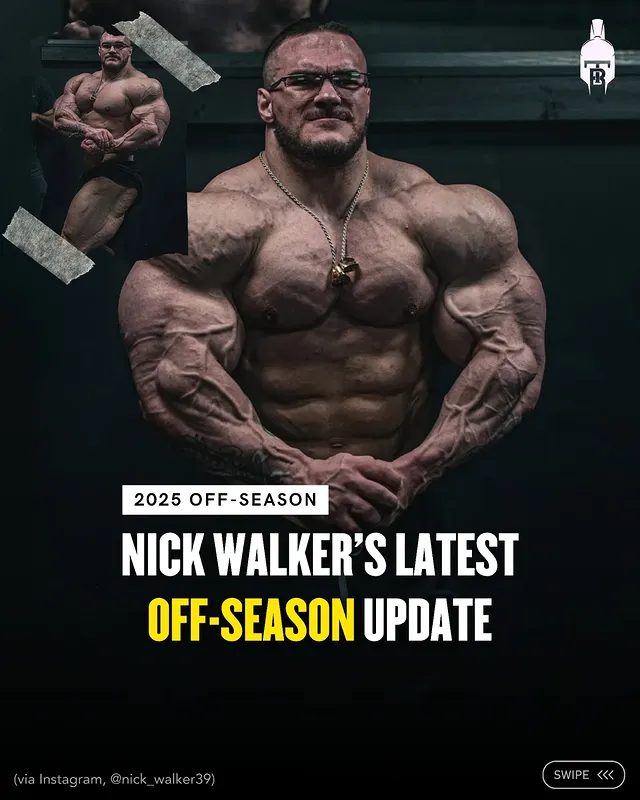 Instagram post by @bisandtris for TuffWraps. Caption reads: @nick_walker39 checking in. His off-season is just....