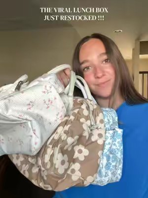 TikTok post by @emily.perk for MEXS Bag. Caption reads: [...] now! & the patterns are ADORABLE!!! @MEXS....