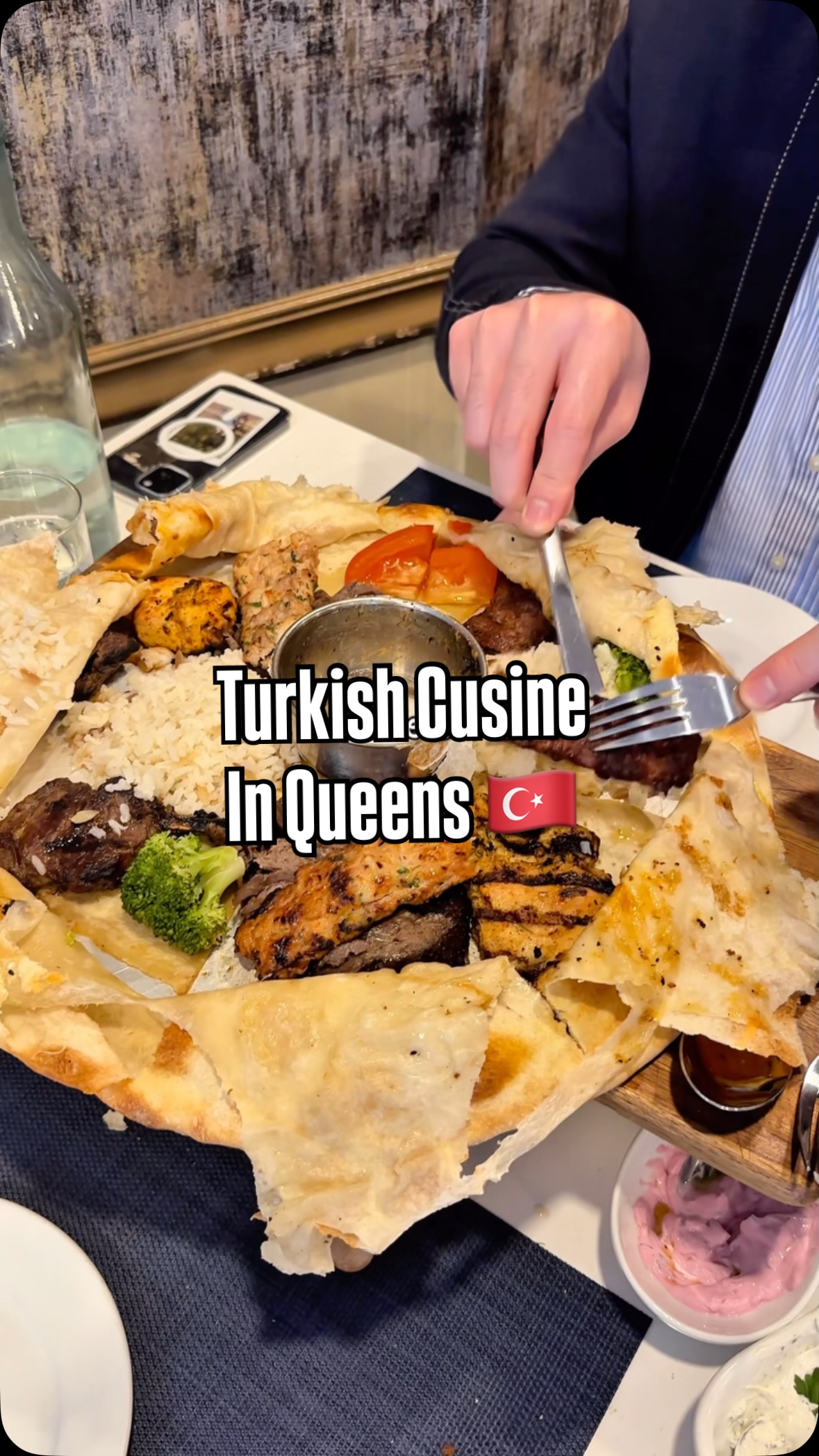 Instagram post by @whats.in.ellysbelly for Thrillist. Caption reads: Turkish food that feels like home 🇹🇷

Located in....