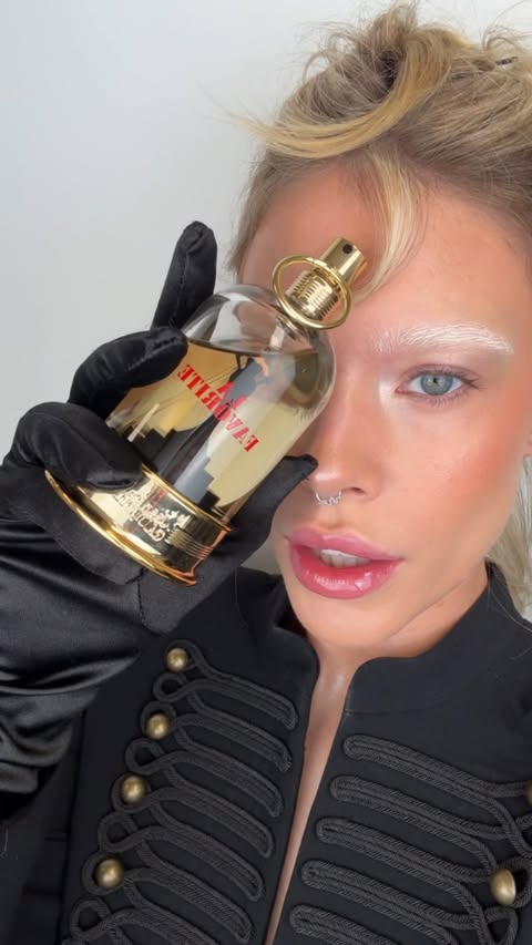 Instagram post by @lucidleslie for Jean Paul Gaultier. Caption reads: anzeige| do you remember @jeanpaulgaultier ’s....