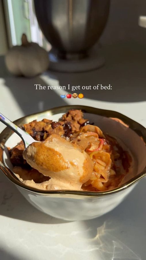 Instagram post by @cherylshealthylife for Truvani. Caption reads: Would you get out of bed for this?!

High Protein....