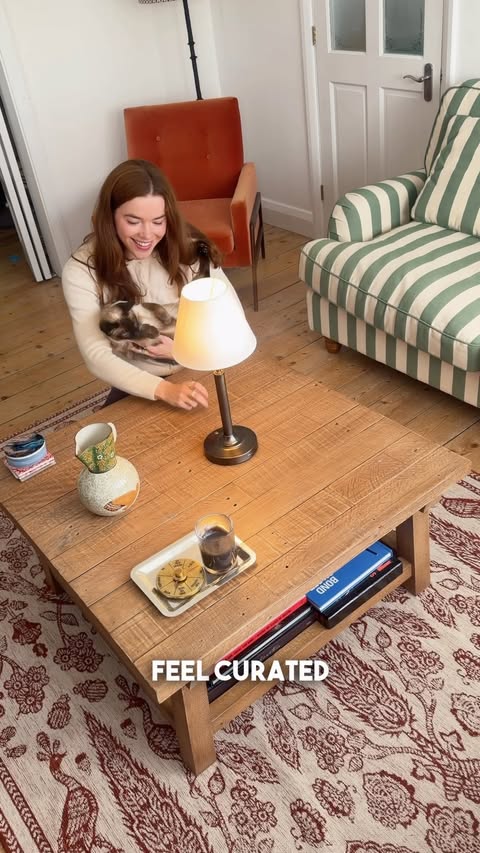 Instagram post by @hannahgtown for John Lewis & Partners. Caption reads: AD: The house is finally starting to feel a bit....