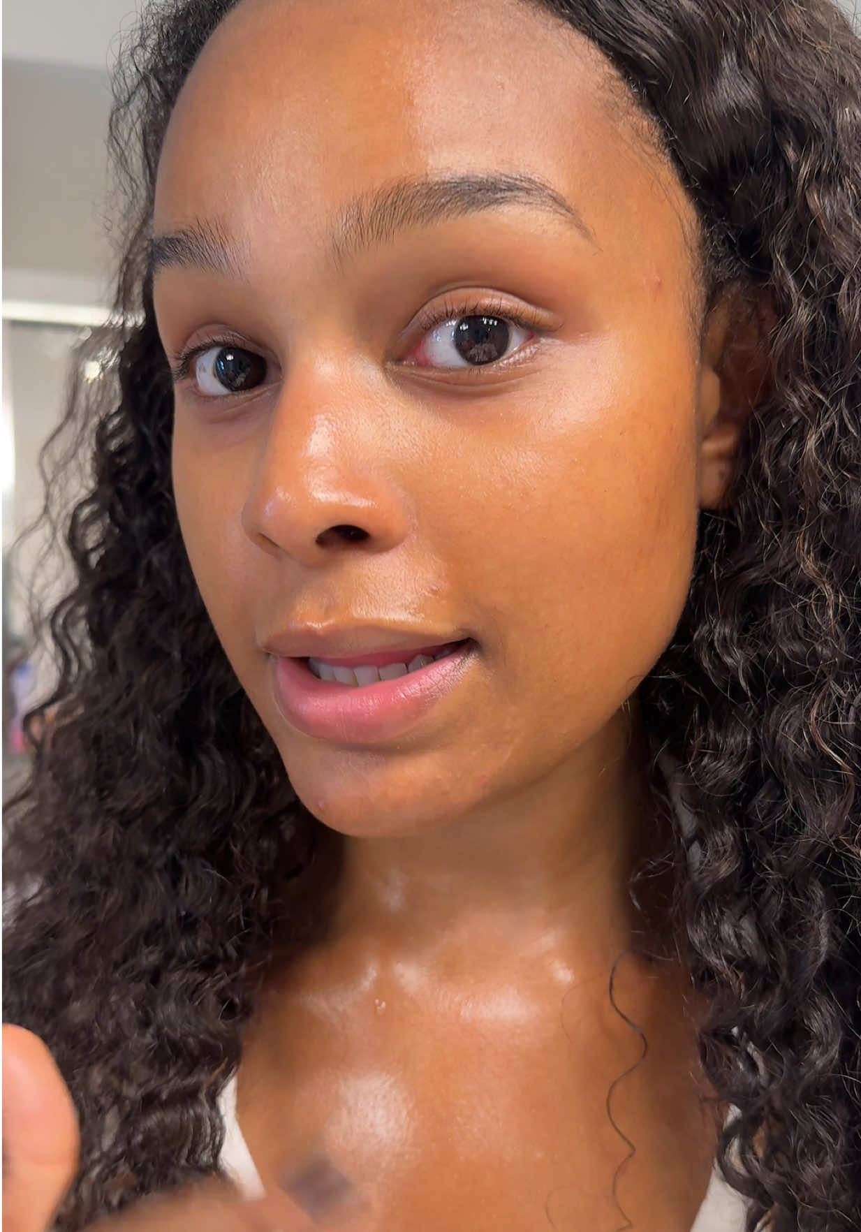 TikTok post by @allthingsaaliyah for Dr. Althea. Caption reads: [...] dark spots under control #postpartum....