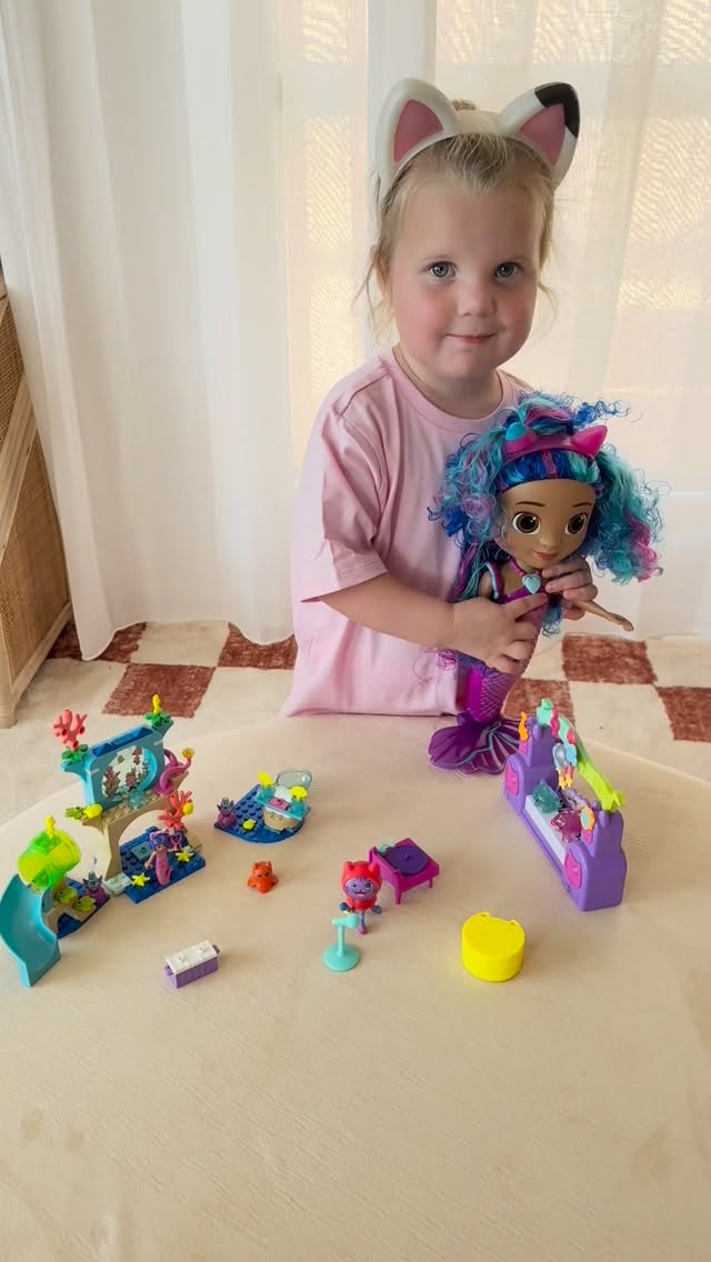 Instagram post by @tilly.and.laine for The Connect Agency. Caption reads: Are you excited for the new @gabbysdollhouse movie....