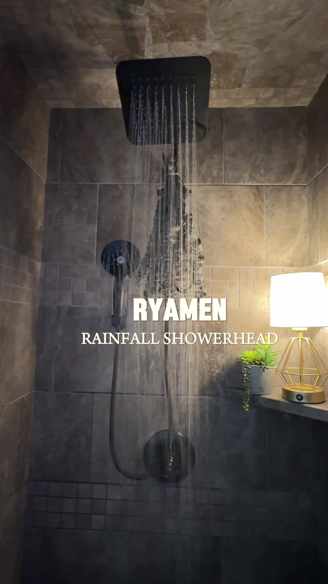 TikTok post by @thebrittnicolee for RYAMEN. Caption reads: ✨I just upgraded my shower with the @RYAMEN....