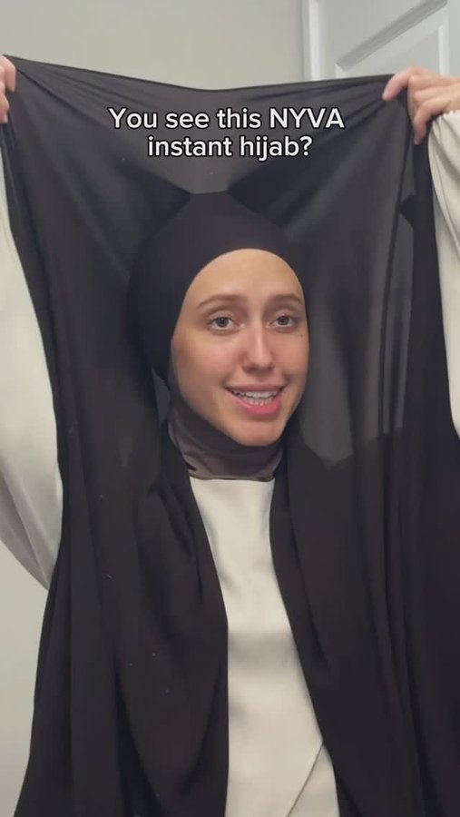 Instagram post by @natashaa_michelle for NYVA. Caption reads: [...] No pins…no undercap. Just your @nyvascarves....