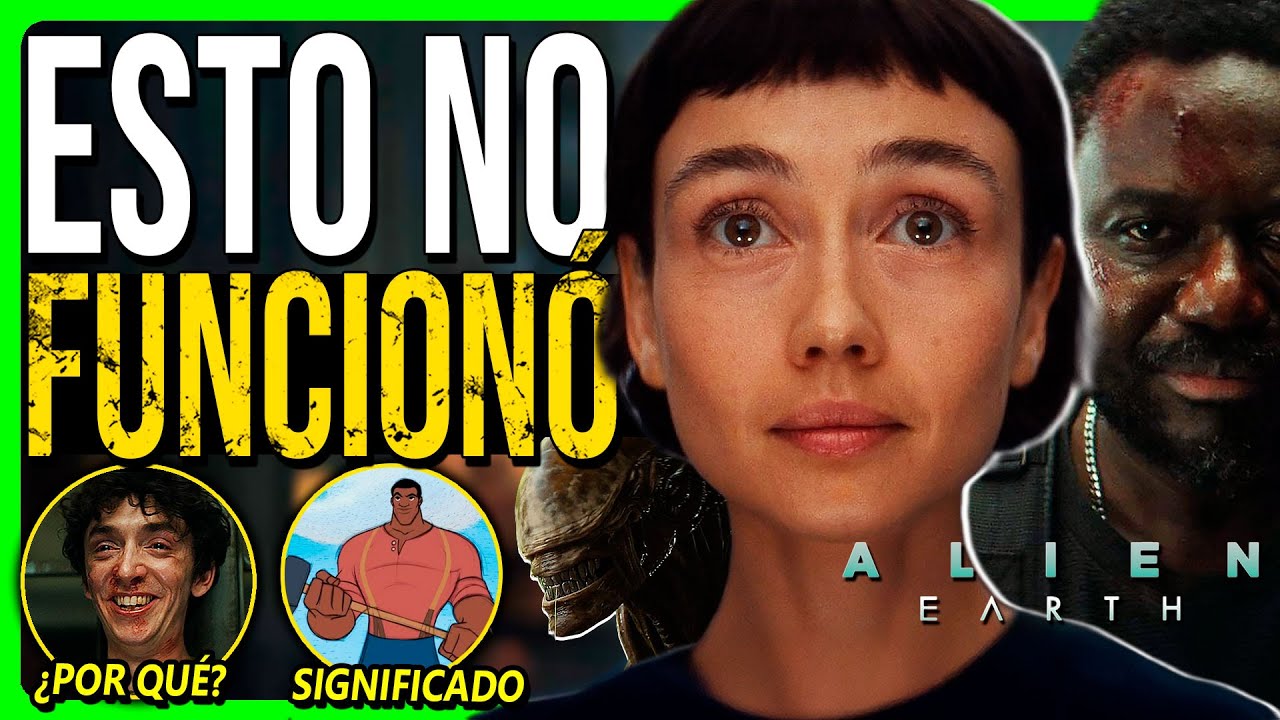 YouTube post by @MaestroCiego for Pampling. Caption reads: 👽Alien: EARTH Episode 8 | Analysis, Ending....