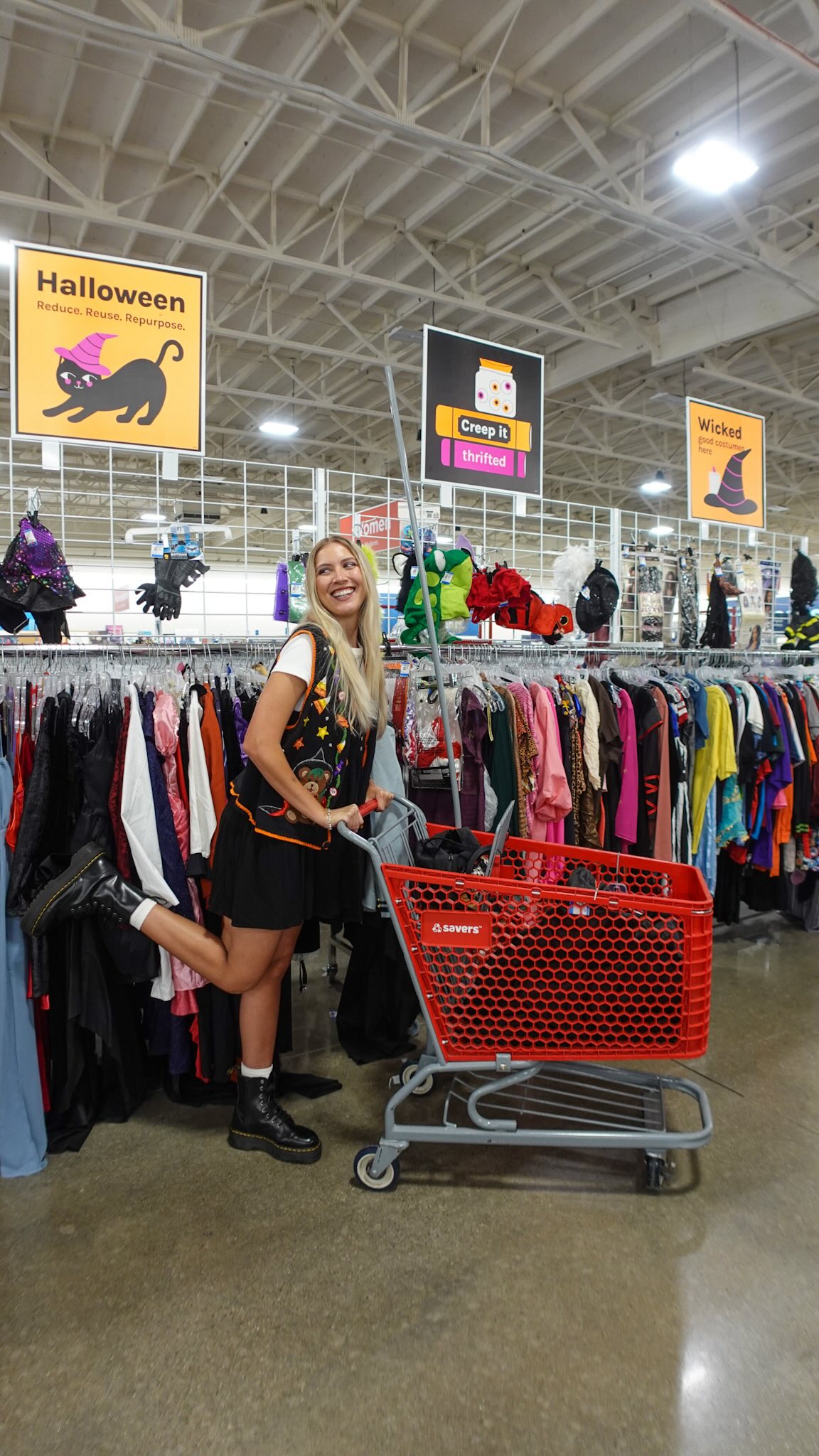 Instagram post by @alexasunshine83 for Savers. Caption reads: What are you planning on being for Halloween??....