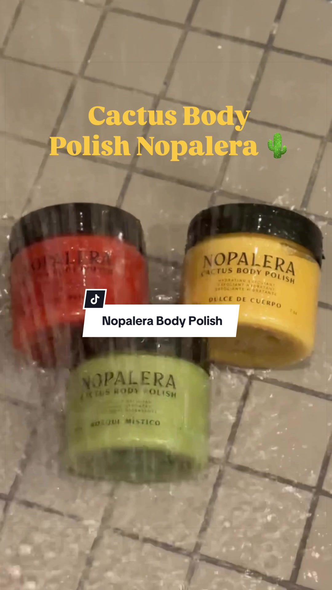TikTok post by @styledbymomentsofmoda for NOPALERA. Caption reads: @Nopalera released their new secret for smooth,....