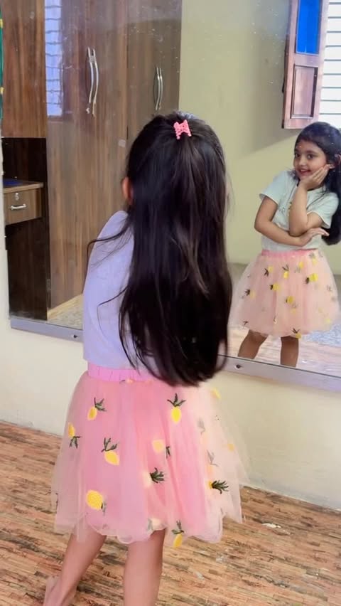 Instagram post by @angel1_shivi for FirstCry. Caption reads: Aaina jara nihar lu😘😍

Outfit:- @firstcryindia....