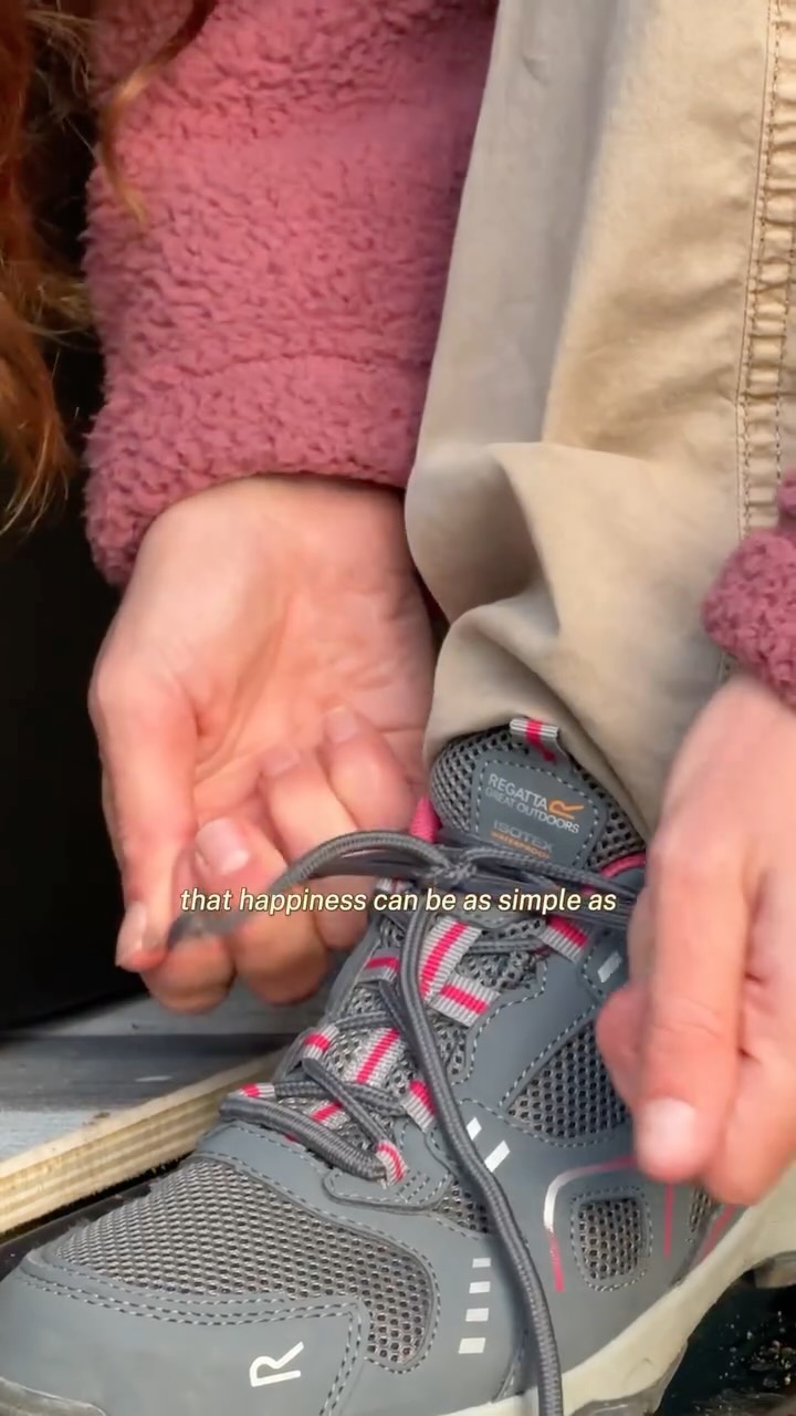 Instagram post by @jourdaninthemountains for Deichmann. Caption reads: ✨ it’s officially our hiking era ✨

Big mountains,....