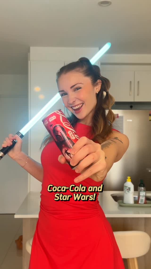 Instagram post by @rachevren for Coca-Cola Australia. Caption reads: Calling all Aussie and Kiwi Star Wars Fans! Have....