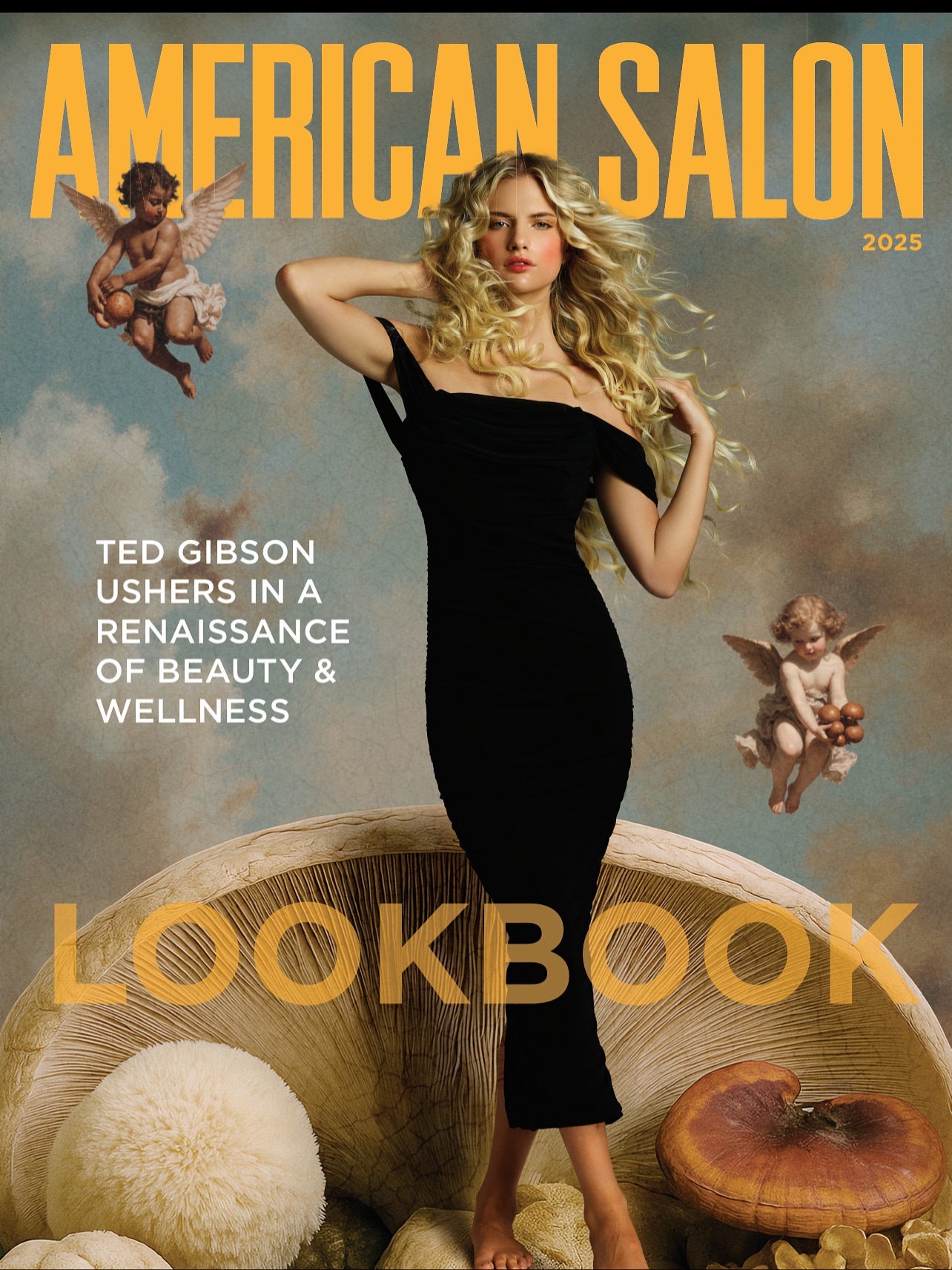 Instagram post by @tedgibson for American Salon. Caption reads: WE HAVE USHERED IN A RENAISSANCE OF BEAUTY AND....